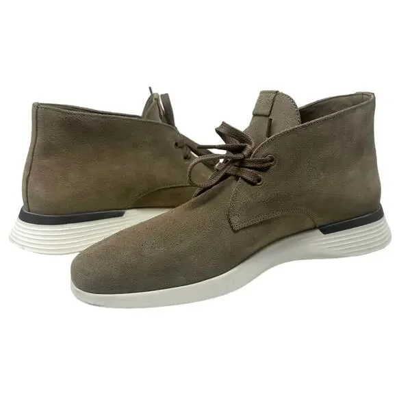 Wolf and Shepherd Men\'s Hybrid Crossover Chukka Italian Suede Boots Shoes Wolf & Shepherd Takes on  main image 4